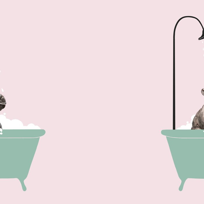 Hippo Enjoying Bubble Bath Coffee Mug Gallery Image 2