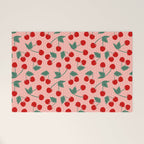 Cherry Kitsch on Pink Welcome Mat Gallery Image 1