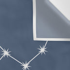Virgo Zodiac Star Constellation Line Art Neutral Blue Wall Tapestry Gallery Image 3