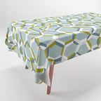 City life connections blue teal Tablecloth Gallery Image 1