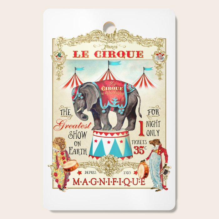 The Circus is in town Cutting Board Gallery Image 1
