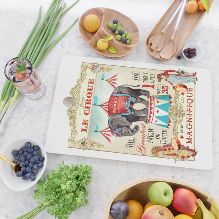 The Circus is in town Cutting Board Gallery Image 2