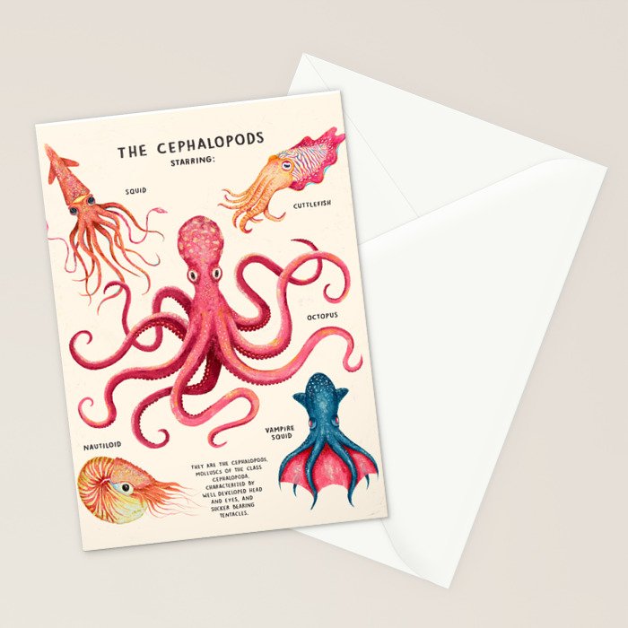 THE CEPHALOPODS Stationery Card Gallery Image 2
