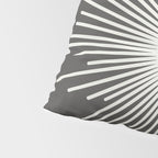 Sun and Moon - Charcoal Gray  Pillow Sham Gallery Image 4