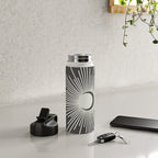 Sun and Moon - Charcoal Gray  Water Bottle Gallery Image 4