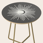 Sun and Moon - Charcoal Gray  Side Table Gallery Image 2