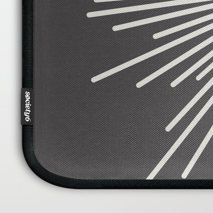 Sun and Moon - Charcoal Gray  Laptop Sleeve Gallery Image 3