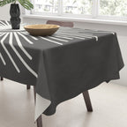 Sun and Moon - Charcoal Gray  Tablecloth Gallery Image 3