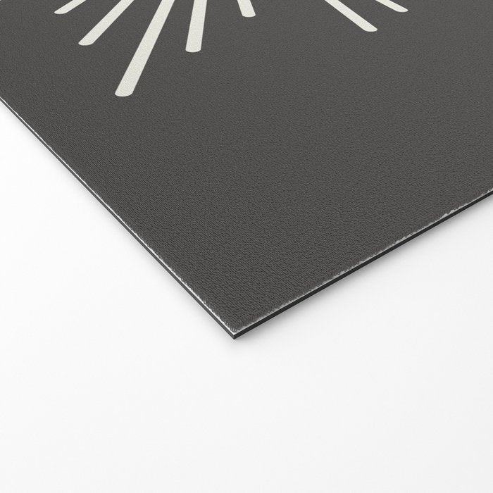 Sun and Moon - Charcoal Gray  Welcome Mat Gallery Image 2