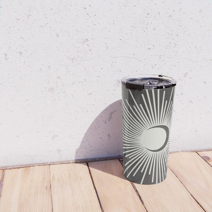 Sun and Moon - Charcoal Gray  Travel Mug Gallery Image 4