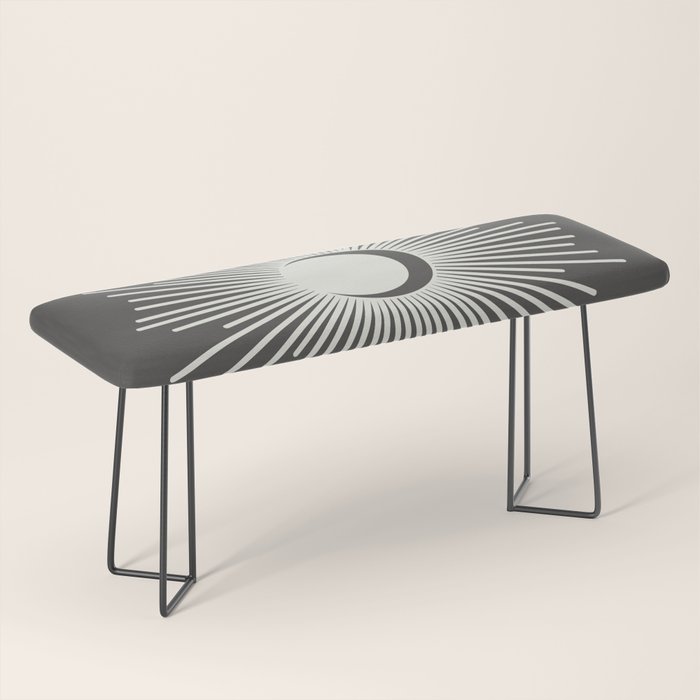 Sun and Moon - Charcoal Gray  Bench Gallery Image 1