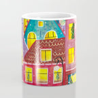 Amsterdam festive city lights in the snow Coffee Mug Gallery Image 4