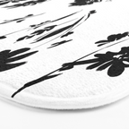 Brushstrokes meadow flowers BN Bath Mat Gallery Image 3