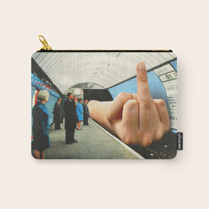 Monday Mood - Mind the finger Carry All Pouch Gallery Image 1