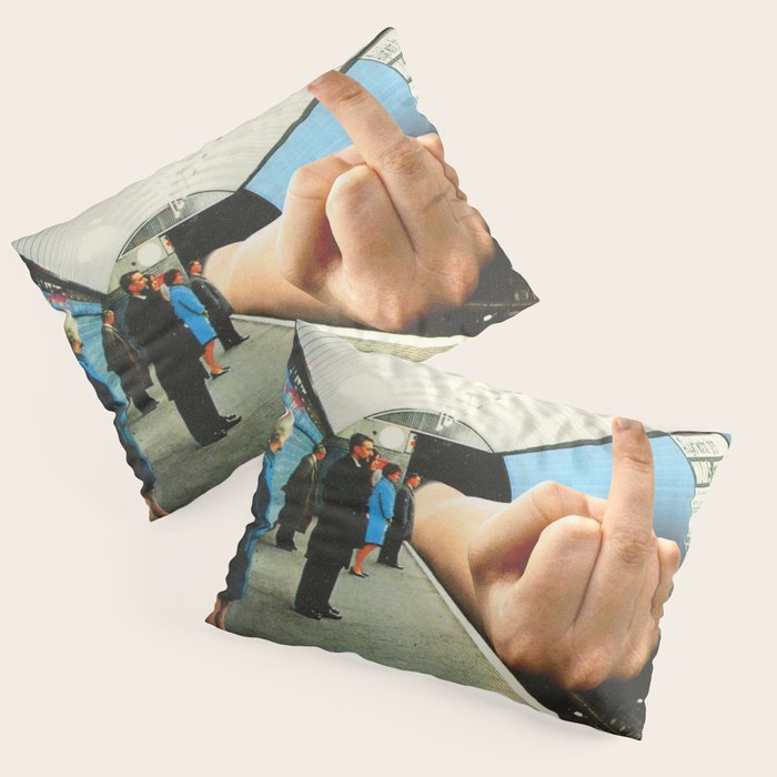 Monday Mood - Mind the finger Pillow Sham Gallery Image 1