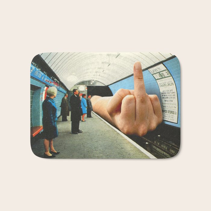 Monday Mood - Mind the finger Bath Mat Gallery Image 1