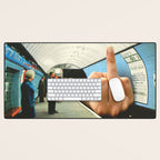 Monday Mood - Mind the finger Desk Mat Gallery Image 1