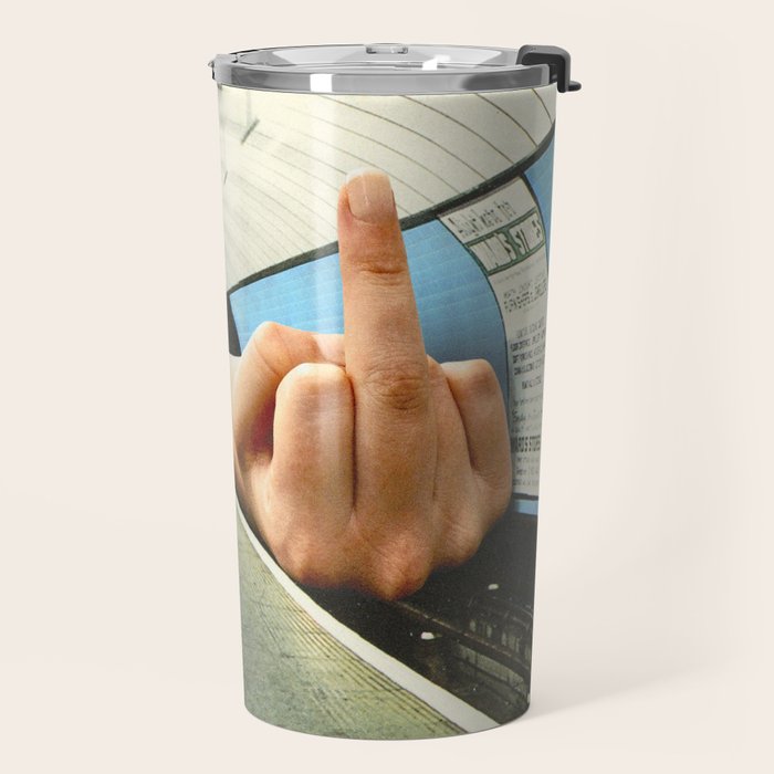 Monday Mood - Mind the finger Travel Mug Gallery Image 2