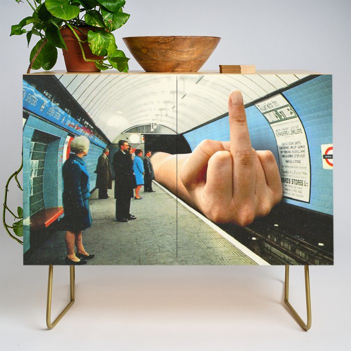 Monday Mood - Mind the finger Credenza Gallery Image 1
