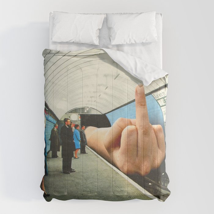 Monday Mood - Mind the finger Comforter Gallery Image 1