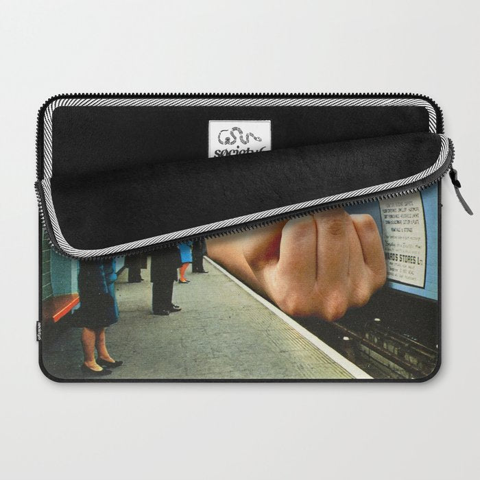 Monday Mood - Mind the finger Laptop Sleeve Gallery Image 2