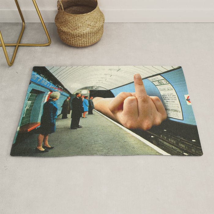 Monday Mood - Mind the finger Rug Gallery Image 1