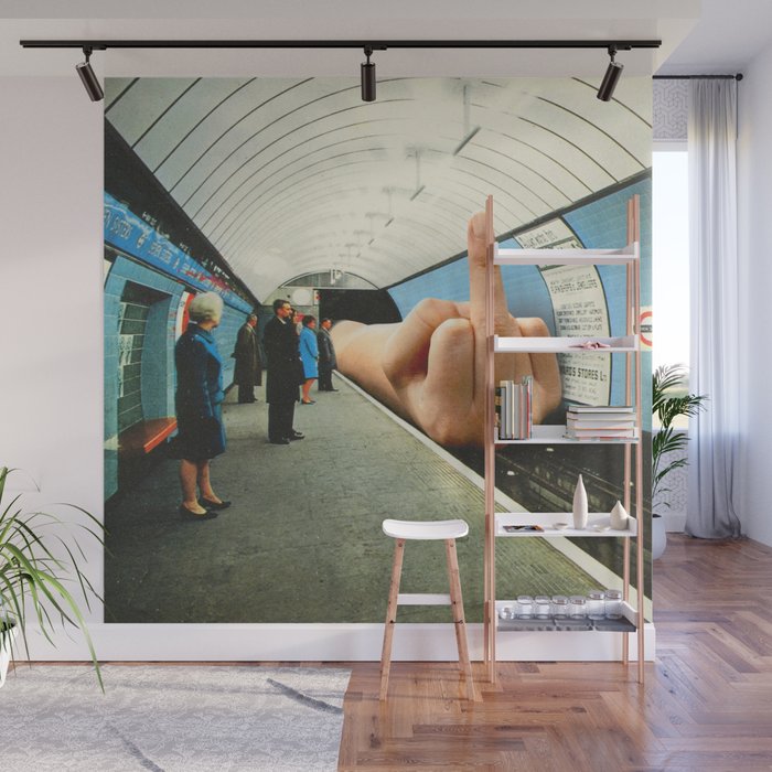 Monday Mood - Mind the finger Wall Mural Gallery Image 1