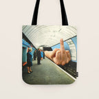 Monday Mood - Mind the finger Tote Bag Gallery Image 1
