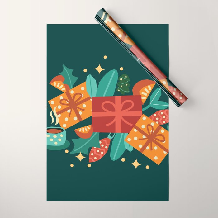 Christmas time Wrapping Paper Gallery Image 1
