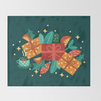 Christmas time Throw Blanket Gallery Image 2
