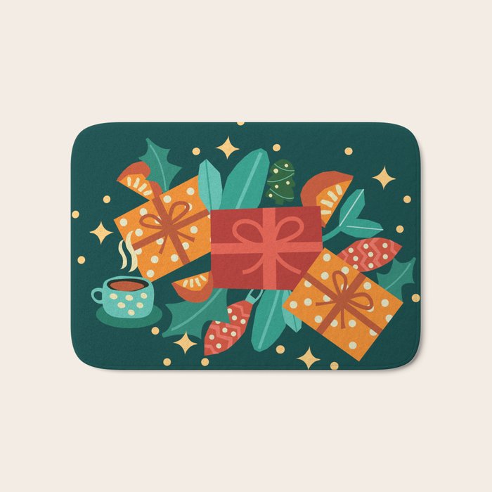 Christmas time Bath Mat Gallery Image 1