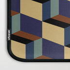 Cuboid Geometric Abstract Shapes Pattern XVII Laptop Sleeve Gallery Image 3