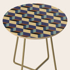 Cuboid Geometric Abstract Shapes Pattern XVII Side Table Gallery Image 2