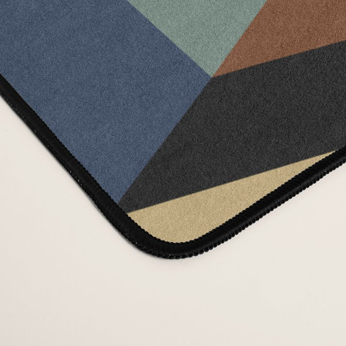 Cuboid Geometric Abstract Shapes Pattern XVII Desk Mat Gallery Image 4