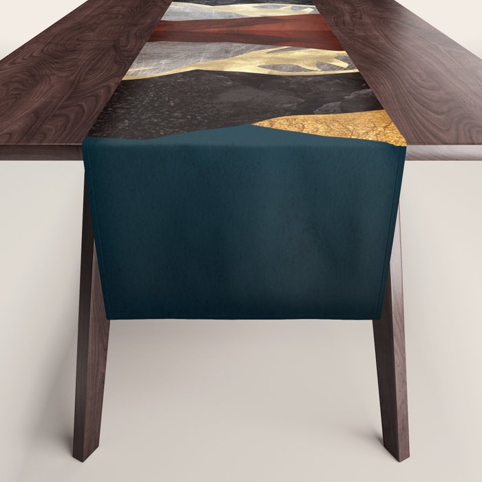 Mountain Peak Reflection Table Runner Gallery Image 1