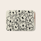 minimal floral Bath Mat Gallery Image 1