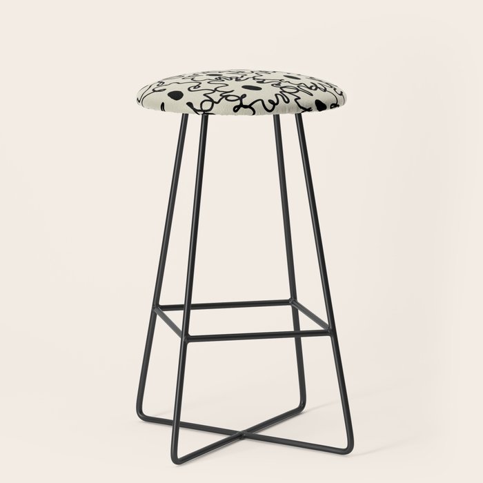 minimal floral Stool Gallery Image 1