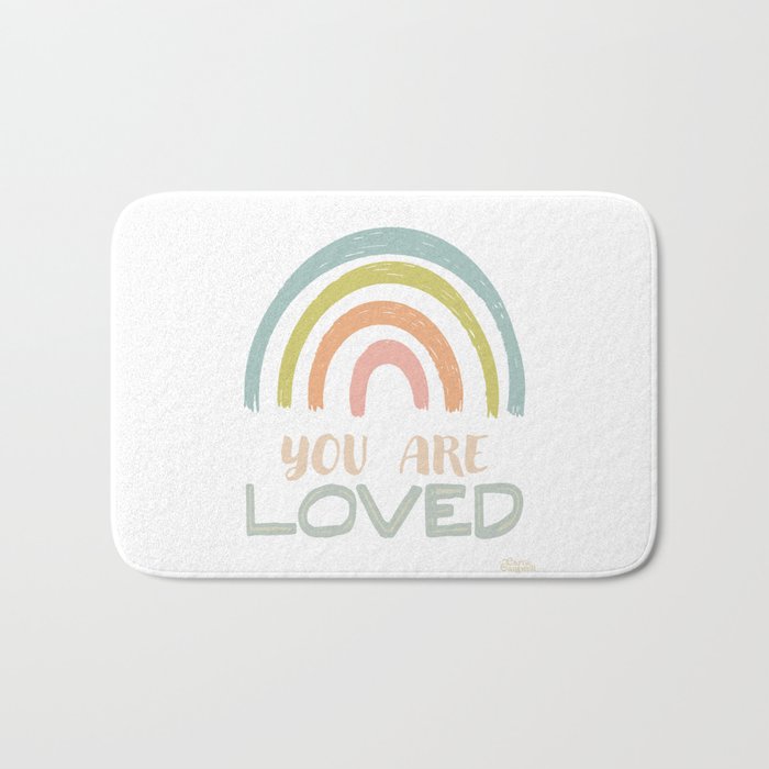 You Are Loved Bath Mat Gallery Image 1