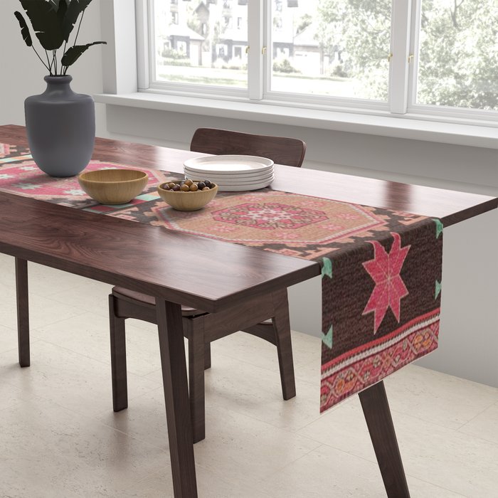 Tribal Medallions of the Atlas Table Runner Gallery Image 2