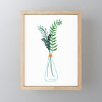Winter Herbs / Botanical Illustration Mini Art Print Gallery Image 1