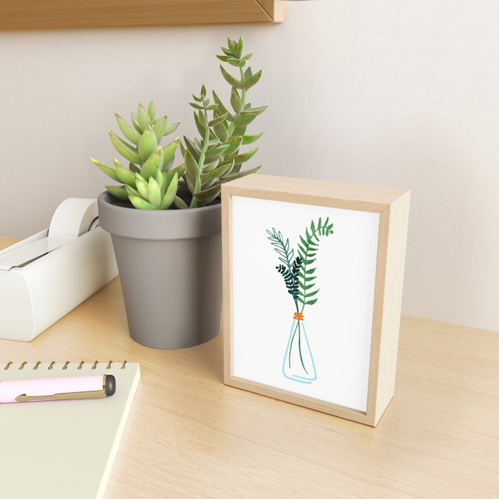 Winter Herbs / Botanical Illustration Mini Art Print Gallery Image 2