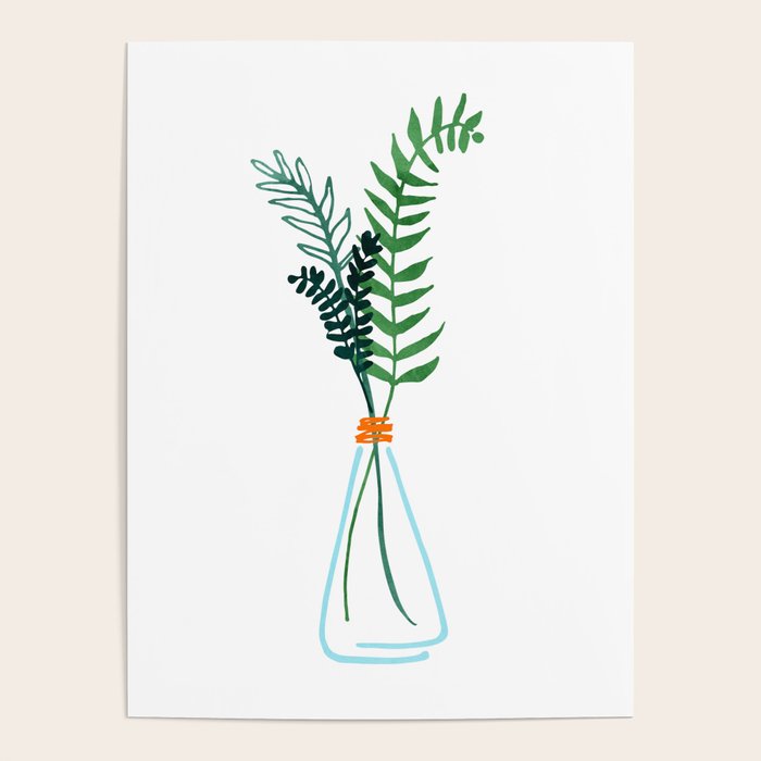 Winter Herbs / Botanical Illustration Poster Gallery Image 4