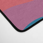 Vintage California Sun: Slanted Stripes Desk Mat Gallery Image 4