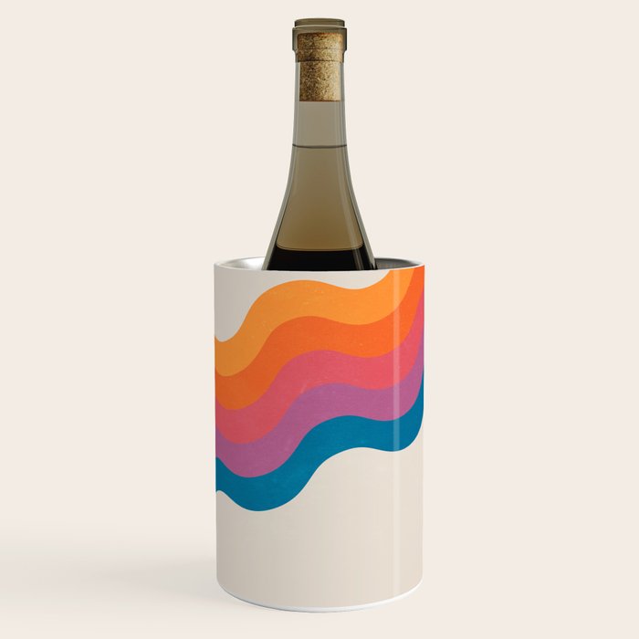 Vintage California Sun: Slanted Stripes Wine Chiller Gallery Image 3