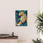 Leopard and Indigo Botanical Poster Gallery Image 2
