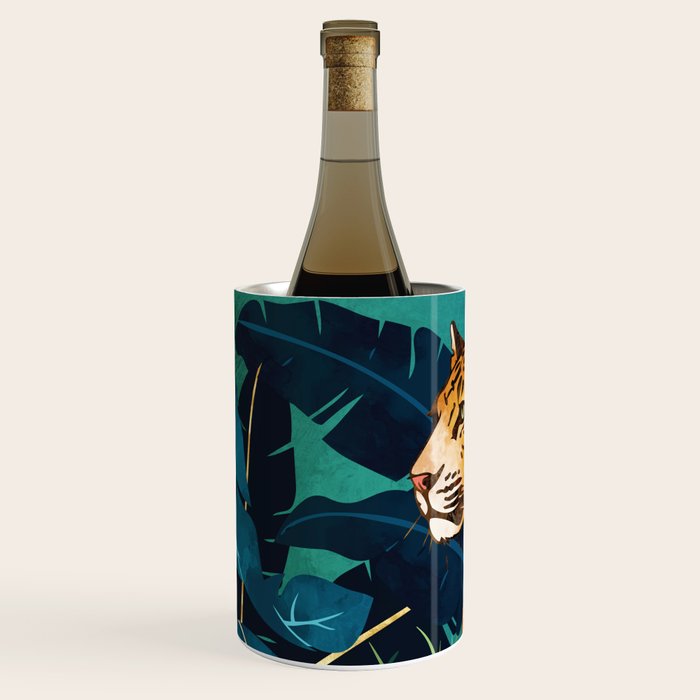 Leopard and Indigo Botanical Wine Chiller Gallery Image 2
