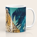 Leopard and Indigo Botanical Coffee Mug Gallery Image 1