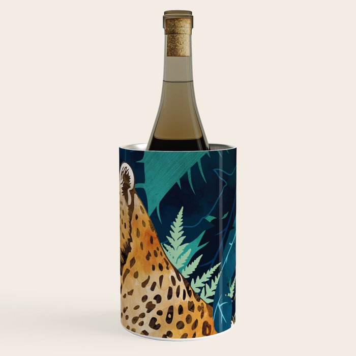 Leopard and Indigo Botanical Wine Chiller Gallery Image 3