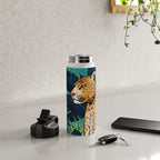 Leopard and Indigo Botanical Water Bottle Gallery Image 4