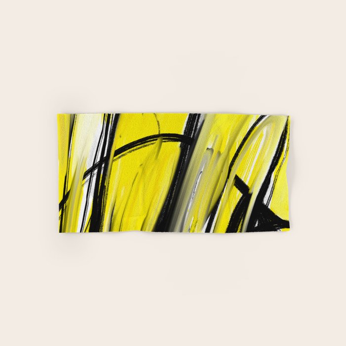 Expressionist Painting. Abstract 86. Bath Towel Gallery Image 1